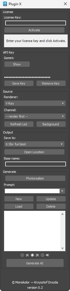 Plugin X interface